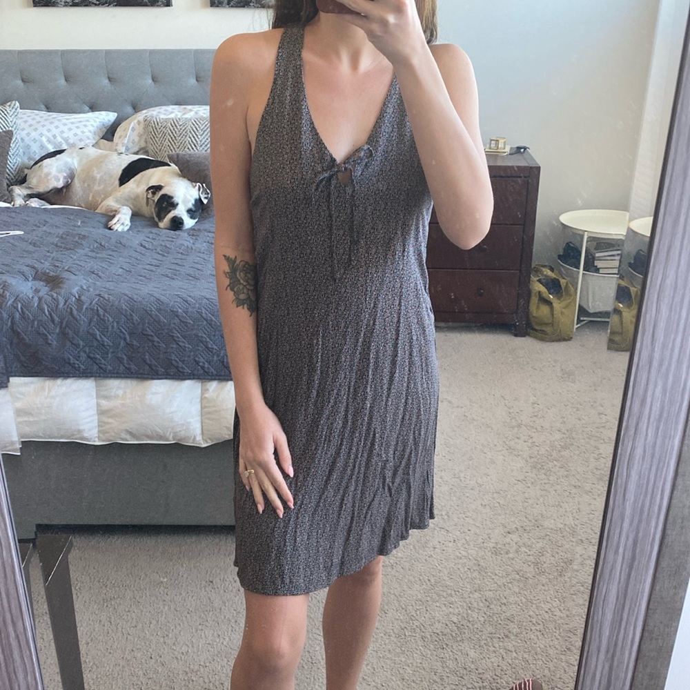 NWT lattice back sundress